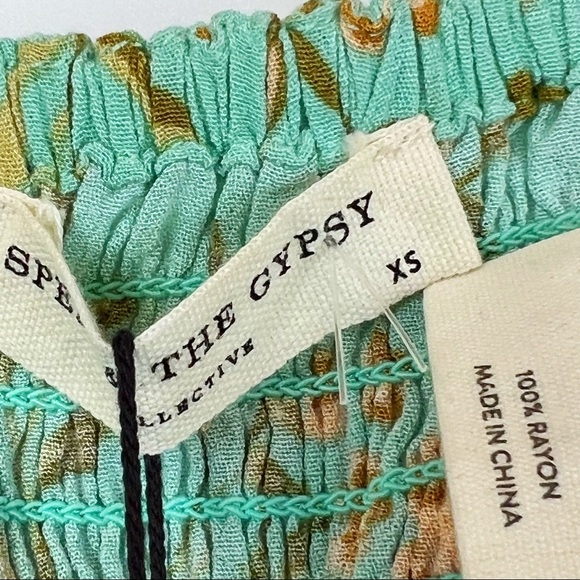 Spell and the Gypsy Maisie Crop Top  Turquoise XS - Picture 8 of 12